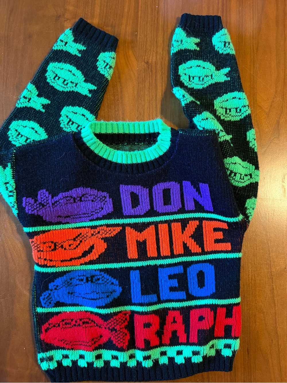 VINTAGE kids TMNT Sweater GUC!